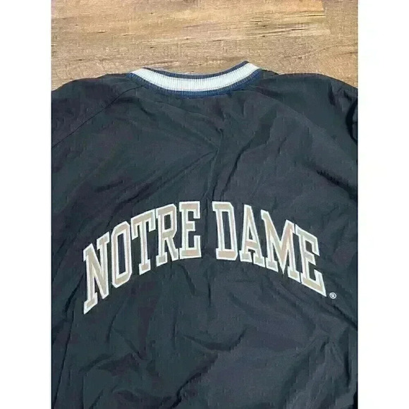 Vintage Starter Notre Dame Fighting Irish Windbreaker Jacket Embroidered XL - Picture 14 of 16
